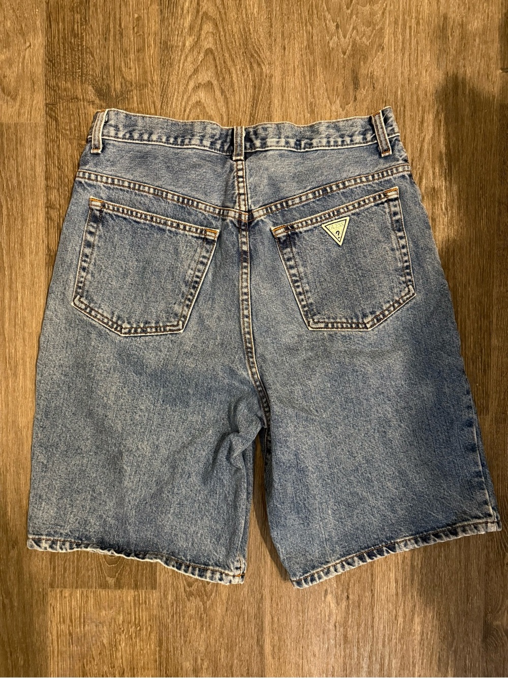 Vintage Guess Denim Men’s Blue Denim Shorts